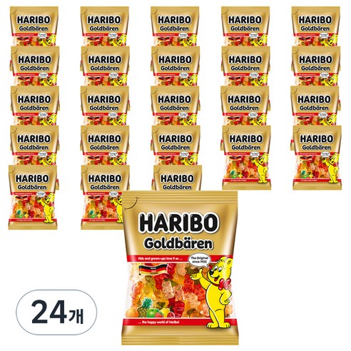 하리보 골드베렌 젤리, 100g, 24개
