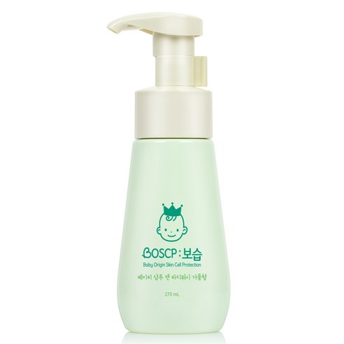 보습 베비언스 베이비 샴푸 앤 바디워시 거품형, 270ml, 3개