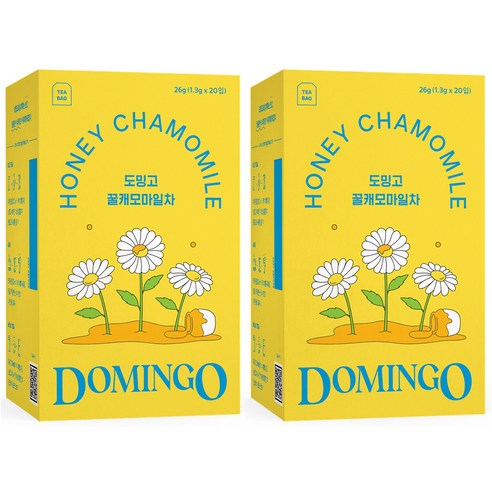 도밍고 꿀캐모마일차, 1.3g, 20개입, 2개
