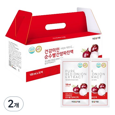 지성식품 빨간양파즙, 100ml, 60개