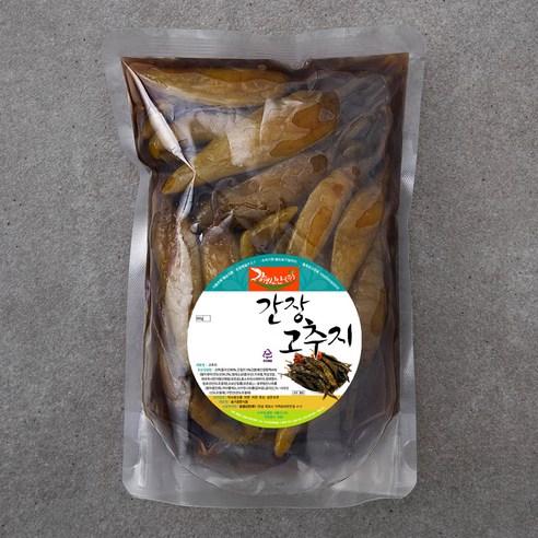 강경신안 간장고추지, 500g, 1개 - 장아찌 | 쿠팡