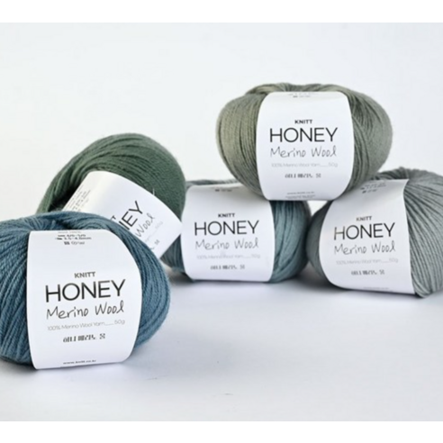 니뜨 허니 메리노 울: 애쉬터키 색상으로 피어나는 예술, 당신의 손끝에서