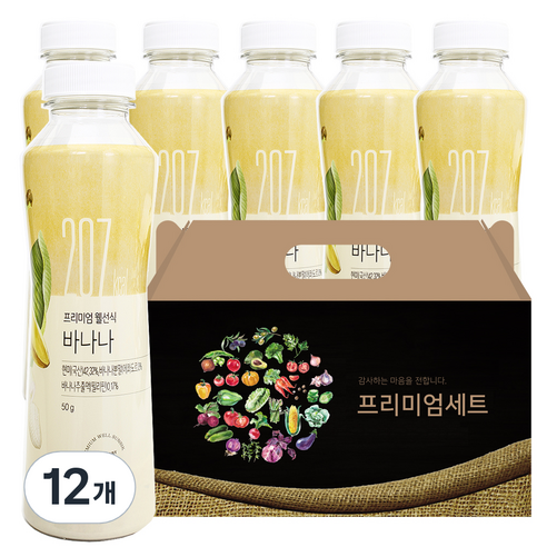 프리미엄웰선식 바나나, 12개, 50g