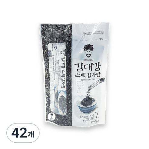 김대감 스틱 김자반, 10g, 42개
