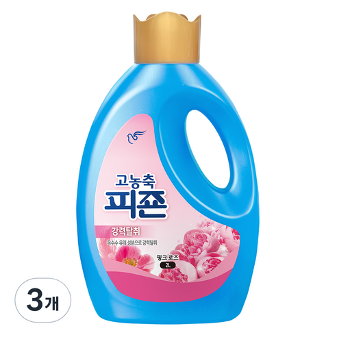 피죤 고농축 오리지널 핑크로즈, 3개, 2L