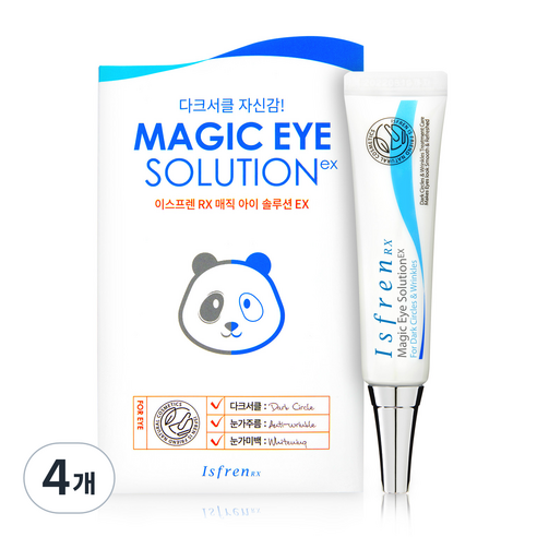 이스프렌 매직아이솔루션 다크서클 아이크림, 20g, 4개