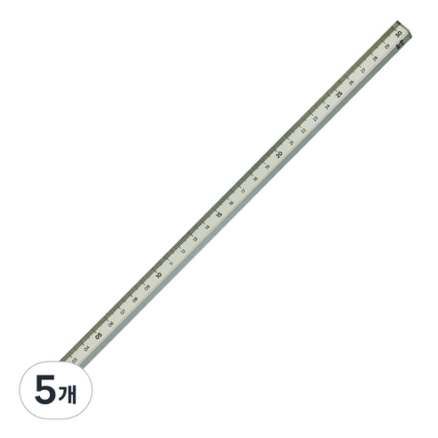 롭다 아크릴스틱자 30cm, Sage Green, 5개
