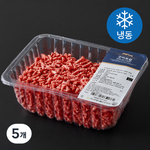 굿미트찹 미국산 우앞다리 다짐육 (냉동), 700g, 5개