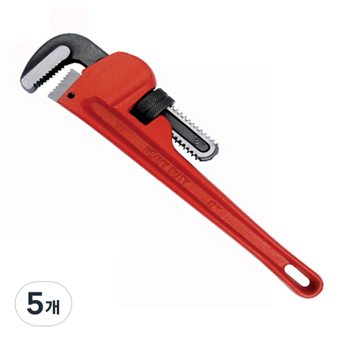 케이디와이 파이프렌치 KPW-300, 5개
