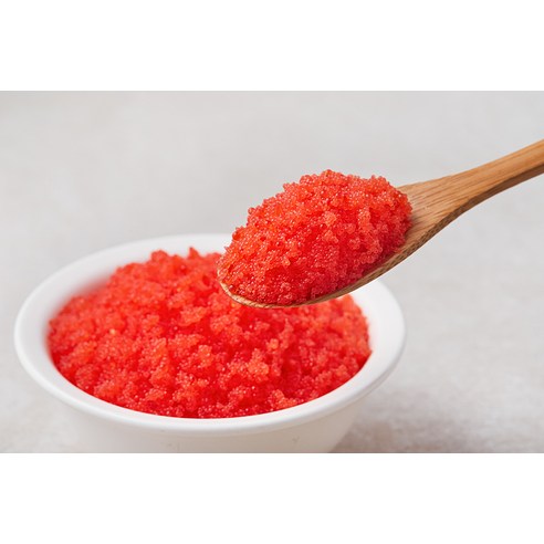 톡톡 터지는 즐거움, 곰곰 날치알 레드로 특별한 식탁을 완성하세요!