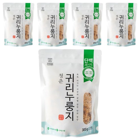 청춘누룽지 비타푸즈 귀리누룽지, 300g, 5개