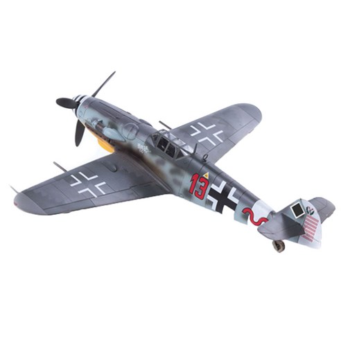 아카데미과학 메서슈미트 Bf109G-6/G-2 JG27 프라모델 12321, 1개