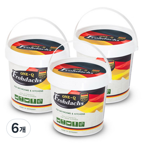 프로닥스 원큐 다용도 발포 클리너 배관 변기 세정제, 1kg, 6개