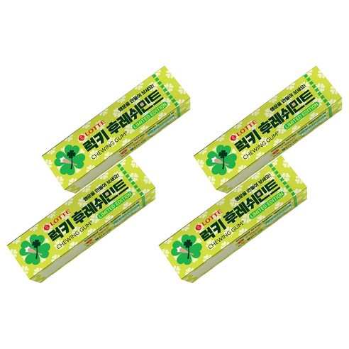 롯데웰푸드 롯데 후레쉬민트 껌, 26g, 4개