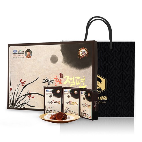 고철남홍삼 선물형 절편 + 쇼핑백, 200g, 1개 
홍삼/인삼