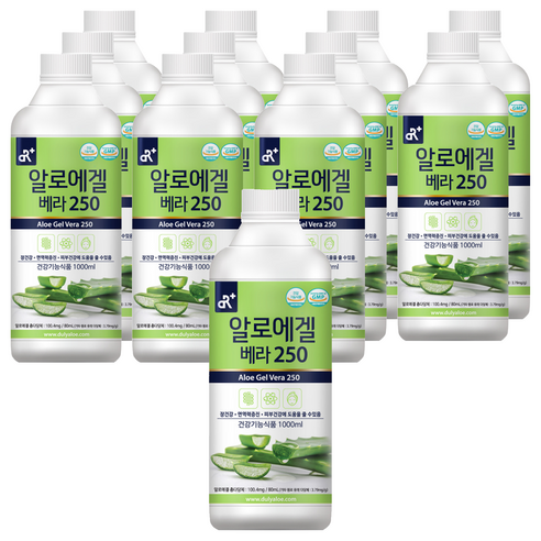 DR 알로에겔 베라 250, 1L, 12개