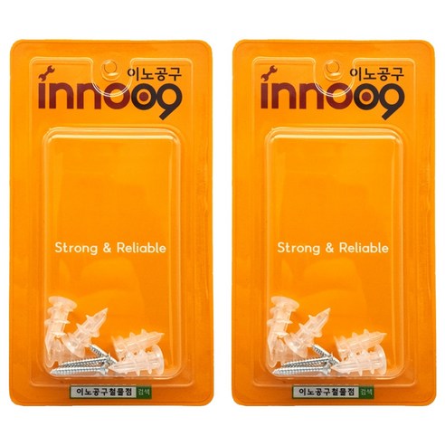 이노공구 석고보드용 천공 앙카 투명 5pcs NIT512, 10세트