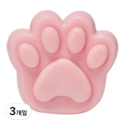 카트린느 캣 스탬프 우산꽂이, 3개입, 핑크