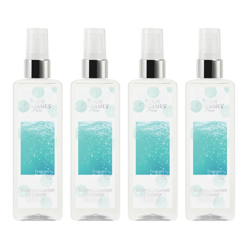 바디판타지 퓨어 바디미스트 에메랄드 셔벗 판타지, 118ml, 4개