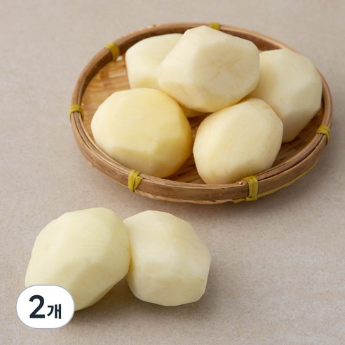 친환경 깐감자(햇), 500g, 2개