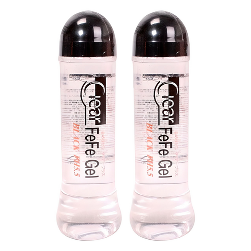 클리어페페 바디 마사지 젤 블랙 PH5.5 캡용기형, 360ml, 2개