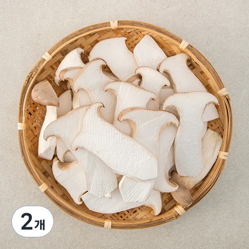 구이용 새송이 버섯 슬라이스, 500g, 2개