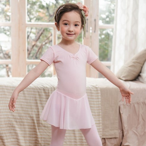 사랑스러운 핑크빛 쉬폰, 우리 아이 공주님 미소짓게 할 발레복
