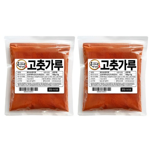 복이네먹거리 청양고춧가루 소스용, 100g, 2개