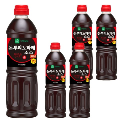 이엔푸드 돈부리노타레 소스, 900ml, 5개