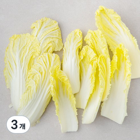 국내산 손질 쌈배추, 200g, 3개, 200g