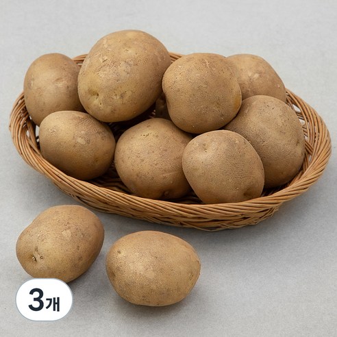 국내산 친환경 감자, 2kg, 3개
