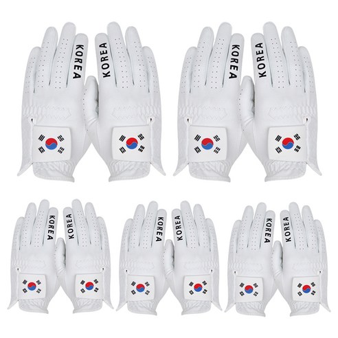 여성용 국가대표 태극기 골프장갑 양손착용 5세트
