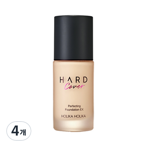 홀리카홀리카 하드커버 퍼펙팅 파운데이션 EX03 30ml, 샌드아이보리, 4개