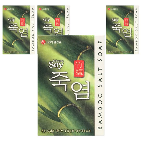 죽염 비누, 100g, 3개