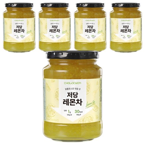 초록원 알룰로스 저당 레몬차, 530g, 1개입, 5개