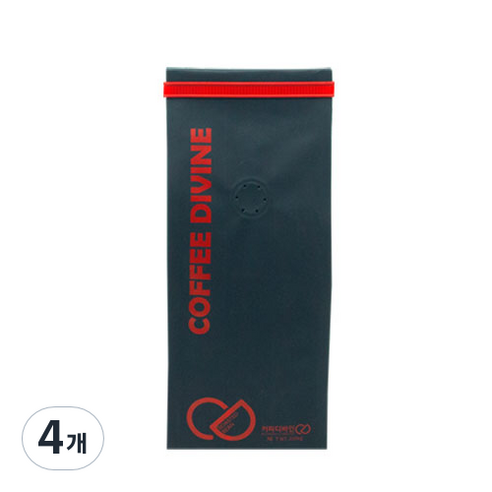 커피디바인 콜롬비아 블렌드 원두커피, 200g, 4개, 에스프레소