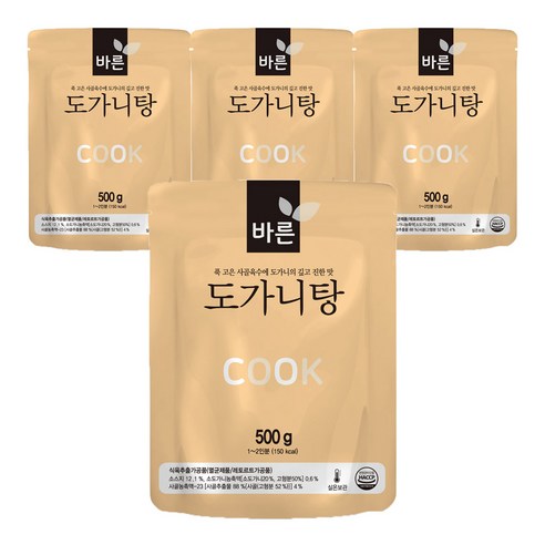 바른 도가니탕, 500g, 1개