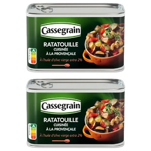 카세그레인 봉듀엘 라따뚜이 통조림, 380g, 2개