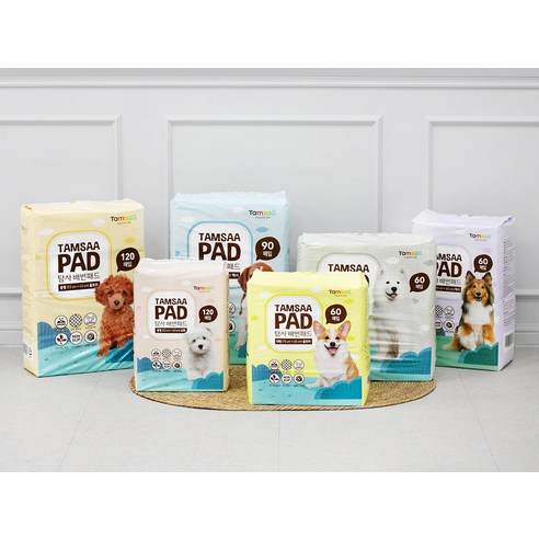 탐사 배변패드로 편리한 반려동물 관리