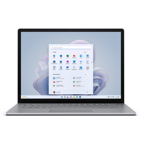 노트북  마이크로소프트 2022 서피스 랩탑5 노트북 15, 플래티넘, 코어i7, 256GB, 8GB, WIN11 Home, RBY-00021