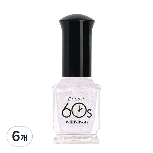 위드샨 60초 매니큐어 9ml, M126 웨딩드레스, 6개