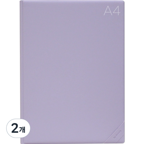 데얼스 도큐먼트 파일홀더 A4, 라벤더, 2개
