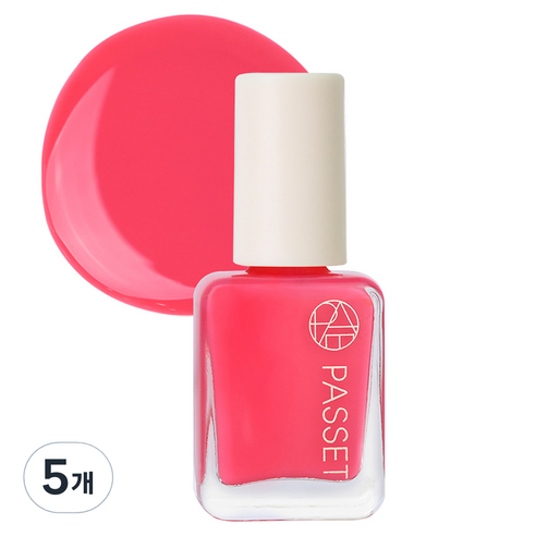파셋 셀럽 네일컬러 폴리쉬, 82 워터멜론레드, 7ml, 5개