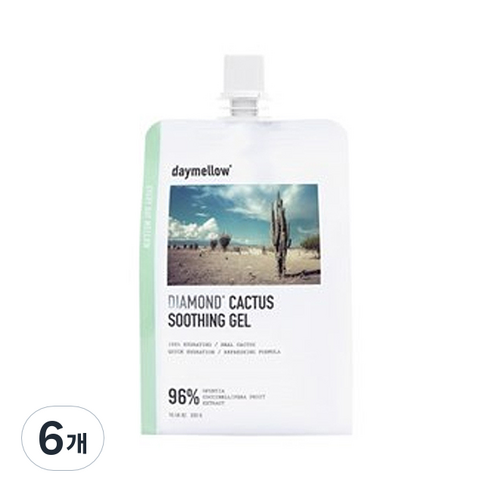 데이멜로우 다이아몬드 선인장 수딩젤, 300g, 6개