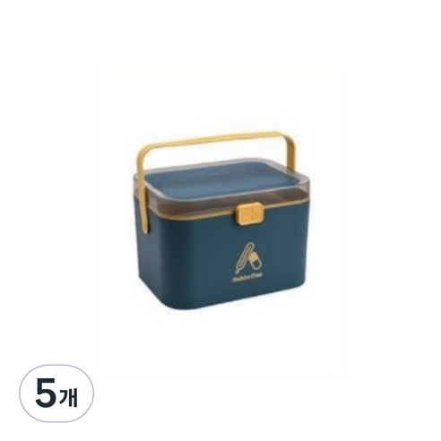 오손 의약품 상자 블루, 5개