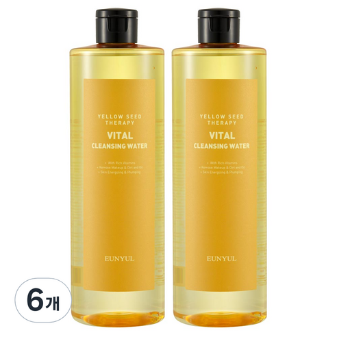 은율 옐로우씨드 바이탈 클렌징워터, 500ml, 6개