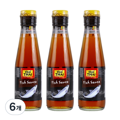 리얼타이 피쉬 액젓, 200ml, 6개