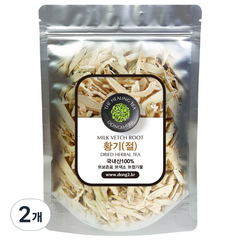 동이약초 황기 절, 150g, 2개