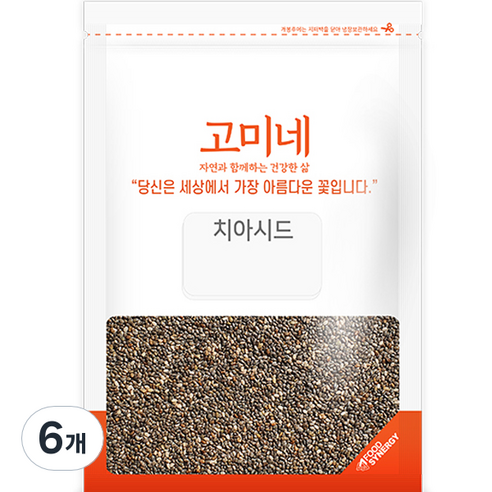 고미네 치아시드, 200g, 6개