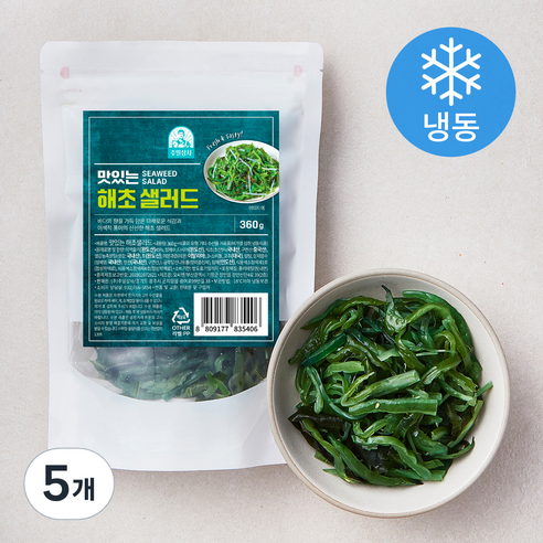 주일상사 맛있는 해초샐러드 (냉동), 360g, 5개